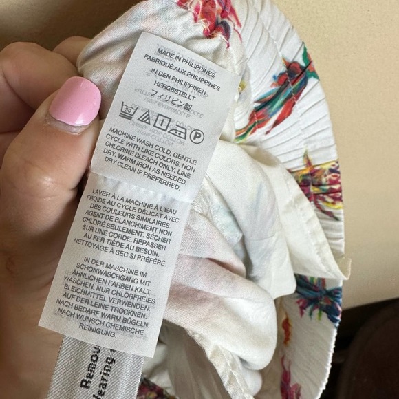 J. CREW x Ratti Rainbow Pineapple Print Seaside Beach Jogger Pants Women’s 2 - Picture 11 of 16